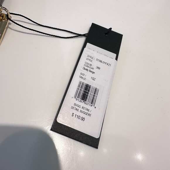 NWT! NEW! Marc Jacobs 'The Glam Shot' Top-Zip Card Holder -Taupe - Picture 5 of 5